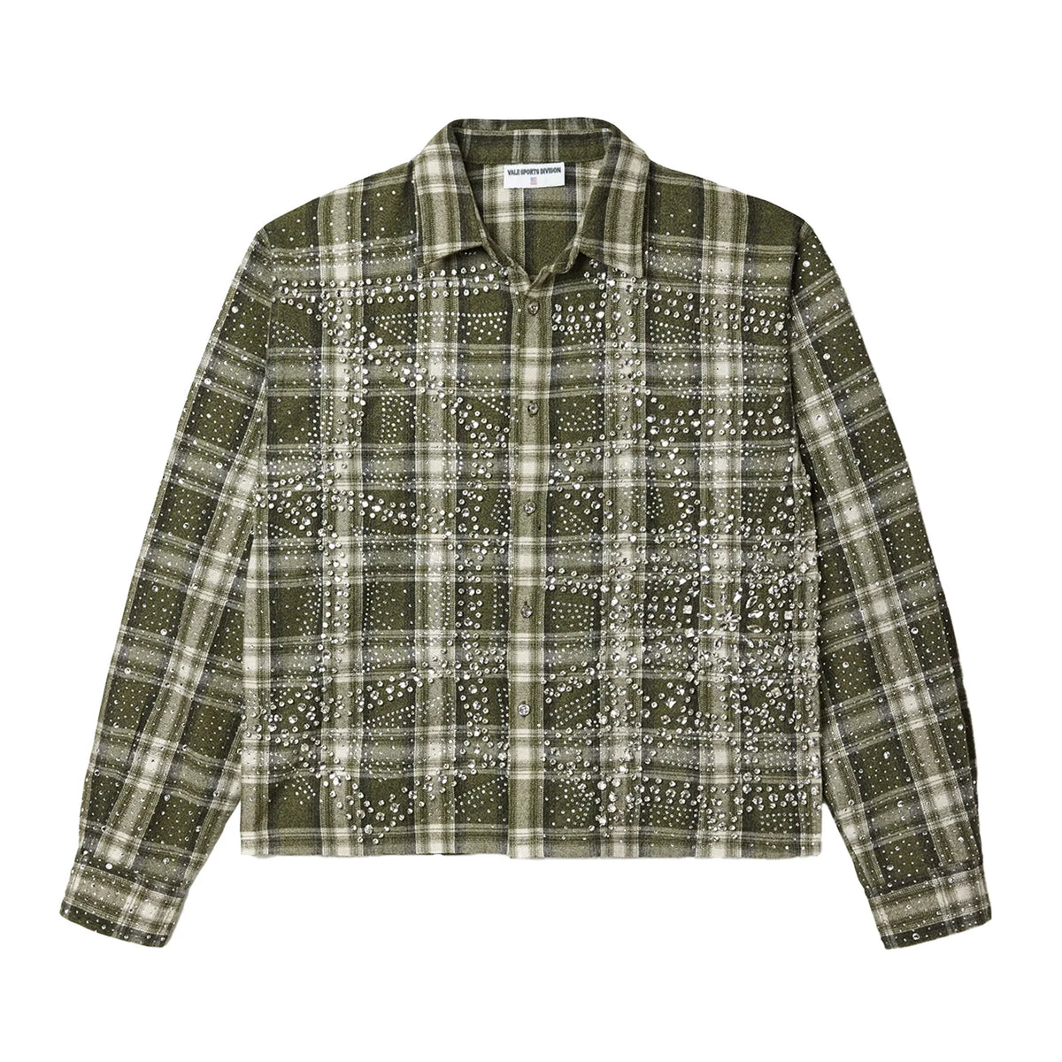 トップス VALE FOREVER CAMPFIRE FLANNEL Vale Forever Campfire Flannel Shirt Olive – PIECES
