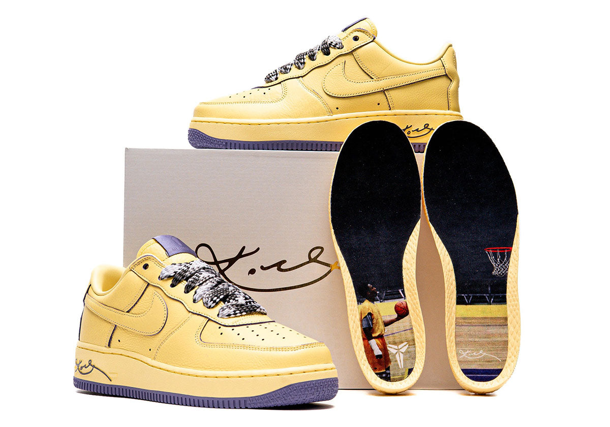 Kobe Bryant x Nike Air Force 1 Protro Low Mamba Mentality. Kobe Bryant x Nike Air Force 1 HV5122-001 | Hypebeast main image 4
