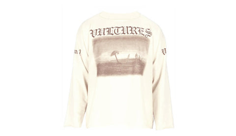 YZY Vultures Long T White