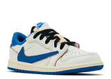 FRAGMENT DESIGN X TRAVIS SCOTT X JORDAN 1 RETRO LOW OG SP TD 'SAIL MILITARY BLUE'