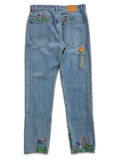 Louis Vuitton   Embroidered Flower Carpenter Pants