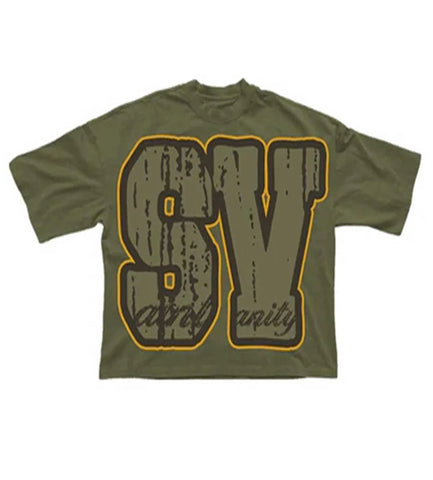 Saint Vanity Logo T-Shirt Green