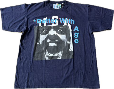Better With Age The Fake Tee Navy Blue