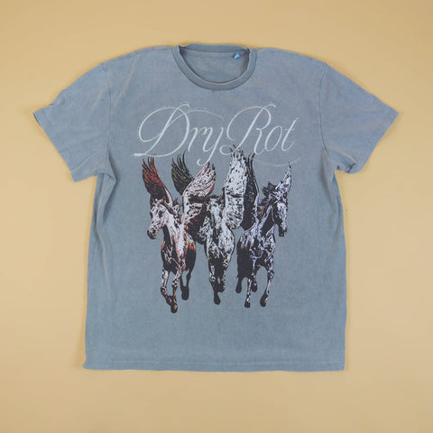 Dry Rot Pegasus Tee Grey