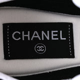 Chanel Suede Calfskin Grosgrain Womens CC Sneakers