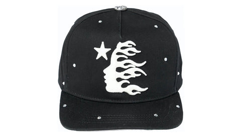 Hellstar Starry Night Fitted Hat Black
