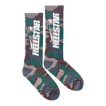 Hellstar Logo Socks Camo Brown