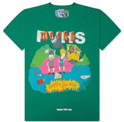 Better with age angus green tee