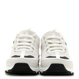 Chanel Suede Calfskin Grosgrain Womens CC Sneakers