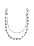 BILLIONAIRE DREAMS CUSTOM MOISSANITE ICED OUT WALLET CHAIN (CC)
