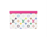 LV x Takashi Murakami Card Holder White Multicolored