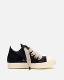 Rick Owens Jumbo Laced Low Black Milk Pony Hair