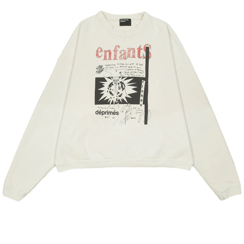 ENFANTS RICHES DÉPRIMÉS SUBGENIUS RADIO CREWNECK SWEATSHIRT