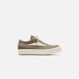 Rick Owens Vintage Dust Milk Low-Top Sneakers