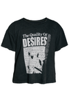 Matiere De Desirs Quality of Desires T-Shirt Faded Black