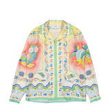 CASABLANCA
SOUVENIR SILK TWILL SHIRT - MULTI