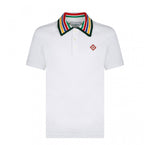 Casablanca - White and Multicolour Polo Shirt