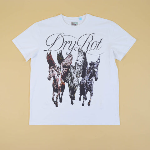 Dry Rot Pegasus Tee White