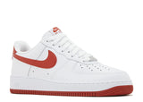 Nike AIR FORCE 1 '07 'WHITE DRAGON RED'