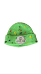 Caviar Club Paint Splat Beanie Green