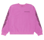 Chrome Hearts X Matty Boy Spider Web Crewneck Sweatshirt Purple