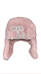 Billionaire Dreams Fur Trapper Hat Pink