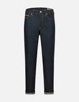 EVISU BOLD SEAGULL PRINT CARROT FIT JEANS #2017