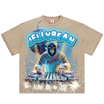 Jellybean AI Skeleton DJ Distressed Tee