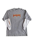 Balenciaga Double T-shirt Metal Print Vintage Jersey White