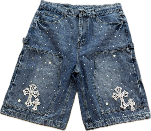 Billionaire Dreams Carpenter Jorts Blue
