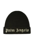 Palm Angels Kids
Logo-Embroidered Knitted Beanie