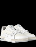 Louis Vuitton White Signature Logo Trainer Sneakers - Size LV 8.5 / US 10