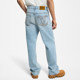 LV ICONS Wide Leg Fit Denim Pants