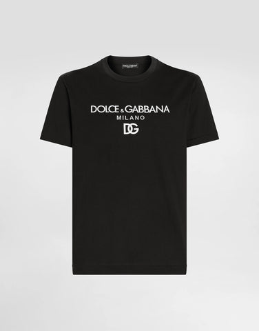 Dolce & Gabbana DG Milano print cotton t-shirt