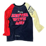 BETTER WITH AGE F THE POLICE TEE LONG SLEEVE  - BLACK