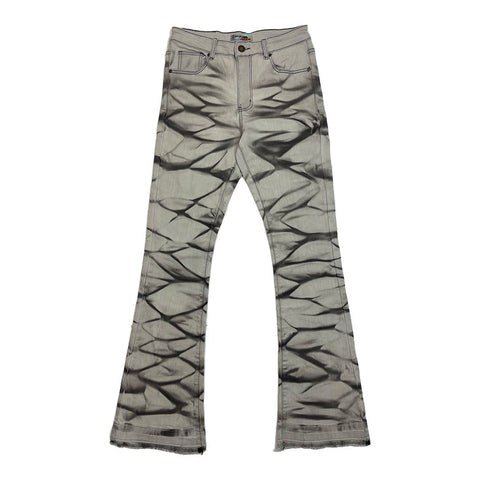 Dry Rot Dye Grey Flair Denim