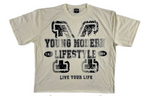 YML Live Your Life T-shirt Cream