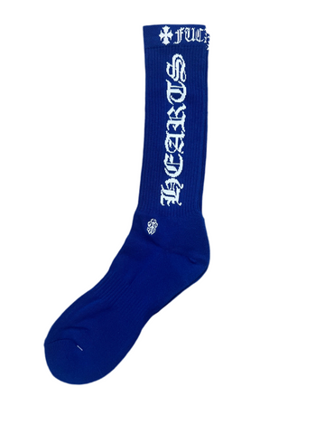 Chrome Hearts CH Logo Socks Blue