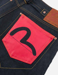 EVISU BOLD SEAGULL PRINT CARROT FIT JEANS #2017