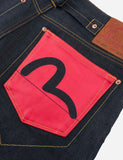 EVISU BOLD SEAGULL PRINT CARROT FIT JEANS #2017