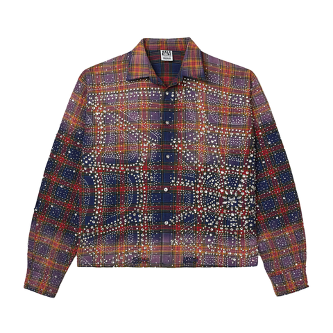 Vale Purple Fever Flannel