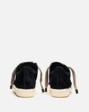Rick Owens Jumbo Laced Low Black Milk Pony Hair
