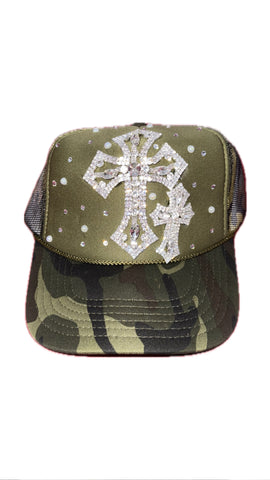 Billionaire Dreams Trucker Olive Camo