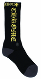 CHROME HEARTS 'MULTICOLOR' BLACK SOCKS