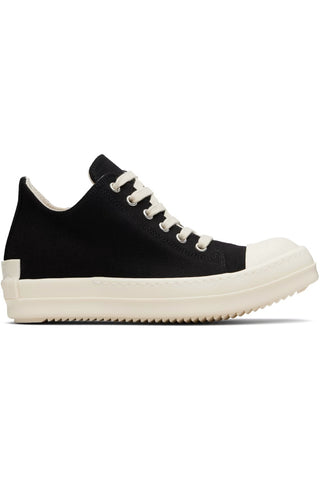 RICK OWEN DRKSHDW BLACK CONCORDIANS LOW SNEAKERS (PRE-OWNED) CC