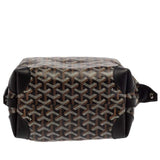 Goyard Black Goyardine Coated Canvas and Leather Boeing 25 Trousse Clutch