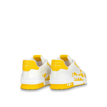 LV x Yayoi Kusama Trainer White Yellow