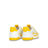 LV x Yayoi Kusama Trainer White Yellow