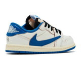 FRAGMENT DESIGN X TRAVIS SCOTT X JORDAN 1 RETRO LOW OG SP TD 'SAIL MILITARY BLUE'