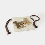 Hermes 2 GM 42 mm gold-plated metal buckle